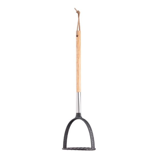 Ardesto Potato Masher Midori, 33сm, nylon, wood, stainless steel, black