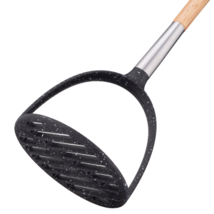 Ardesto Potato Masher Midori, 33сm, nylon, wood, stainless steel, black
