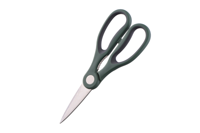 Ardesto Kitchen scissor with cover Gemini, 22.3cm, stainless steel, plastic, gray-green