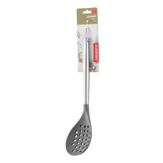 Ardesto Skimmer Gemini, 36cm, silicone, stainless steel, grey