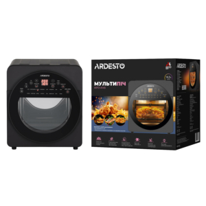 Мультипіч Ardesto, 1700Вт, об’єм-14.5л, сенсорне керування, 50-220°C, нержав.сталь/пластик, сіро-чорний