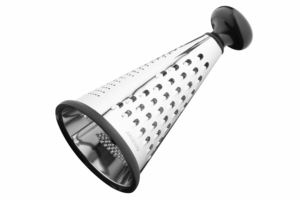 Ardesto Grater Gemini, 23cm, stainless steel, plastic, black