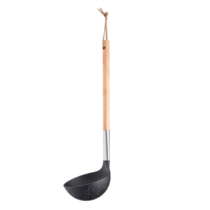 Ardesto Ladle Midori, 30.5cm, nylon, wood, stainless steel, black