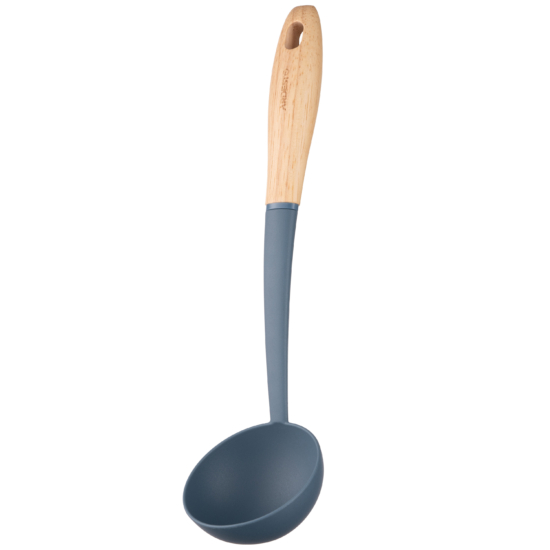 Ardesto Ladle Midori, 31.5cm, nylon, wood, blue
