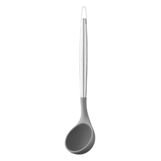 Ardesto Ladle Gemini, 32cm, silicone, stainless steel, gray