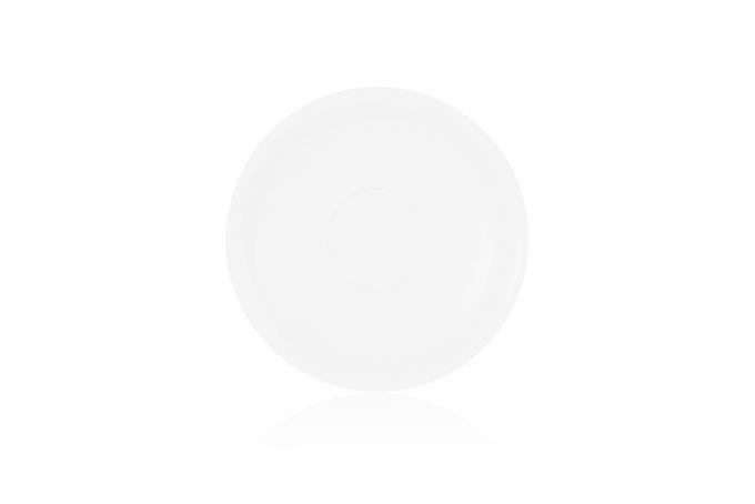 Ardesto Saucer for cup Imola, 12cm, porcelain, white