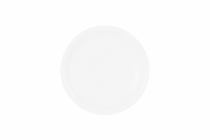 Ardesto Saucer for cup Imola, 12cm, porcelain, white