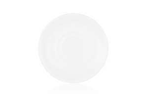 ARDESTO Saucer for cup Imola, 15cm, porcelain, white