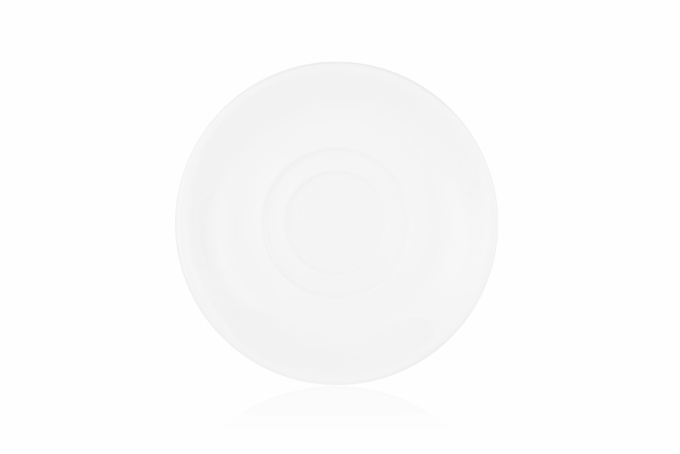 ARDESTO Saucer for cup Imola, 15cm, porcelain, white