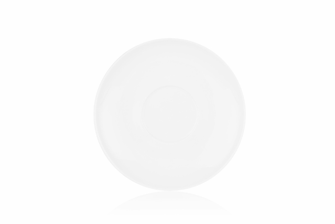 Ardesto Saucer for cup, 15сm, porcelain, white