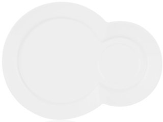 Ardesto Saucer for cup, 24х18сm, porcelain, white