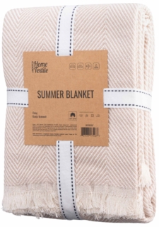 Ardesto Summer blanket 140х190cm, 100% cotton, beige
