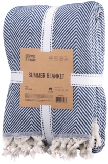 Ardesto Summer blanket 190х220cm, 100% cotton, blue
