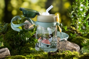Ardesto Bottle for kids Octopus, 500ml, plastic, green