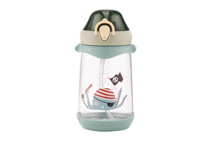 Ardesto Bottle for kids Octopus, 500ml, plastic, green