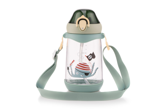 Ardesto Bottle for kids Octopus, 500ml, plastic, green