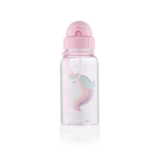 Ardesto Bottle for kids Unicorn, 500ml, plastic, pink