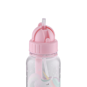 Ardesto Bottle for kids Unicorn, 500ml, plastic, pink