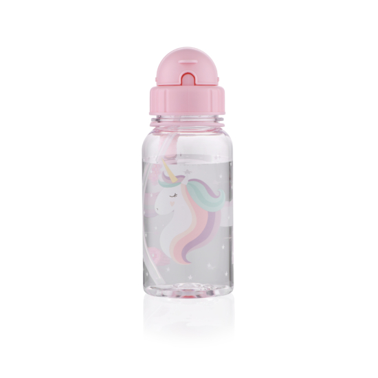 Ardesto Bottle for kids Unicorn, 500ml, plastic, pink