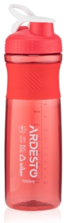 Бутылка для воды Ardesto Smart bottle, 1000мл, тритан, красный