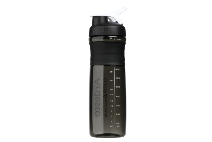 Бутылка для воды Ardesto Smart bottle, 1000мл, тритан, черный