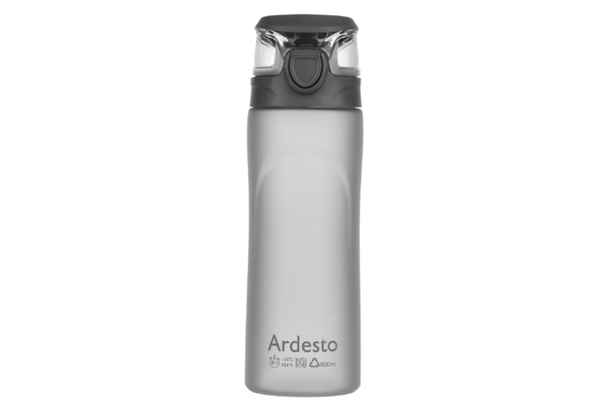 Ardesto Bottle, 600ml, plastic, grey