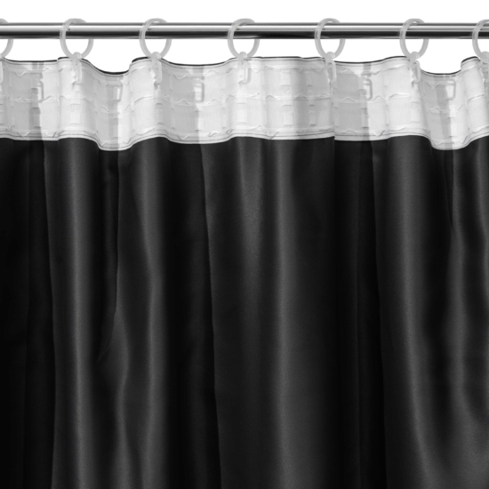 Штора ARDESTO 150х270см, блекаут, 100% полиэстер, серый темный