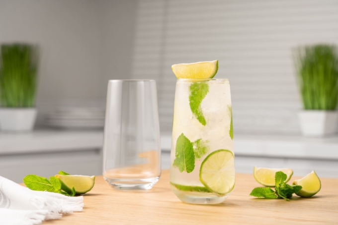 Ardesto Long glasses set Gloria Shine, 480ml, 3pcs, glass, transparent