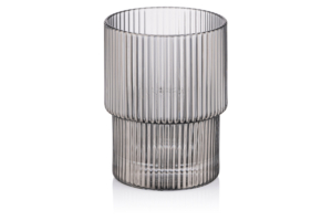 Набор стаканов низких Ardesto Graphite, 200мл, 2шт, стекло, серый