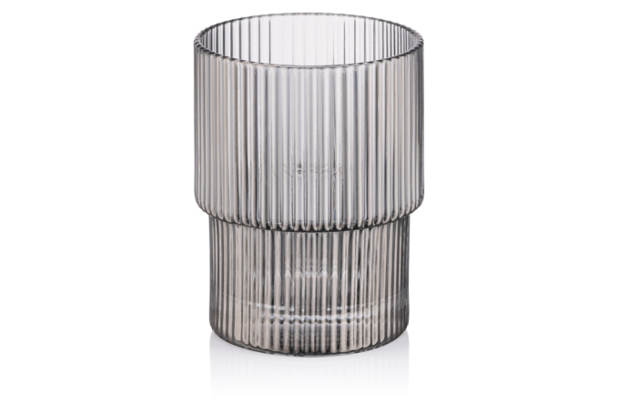 Набор стаканов низких Ardesto Graphite, 200мл, 2шт, стекло, серый