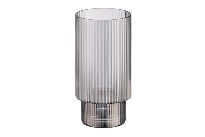 Набор стаканов высоких Ardesto Graphite, 380мл, 2шт, стекло, серый