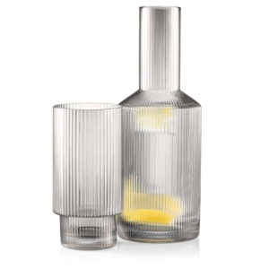 Набор стаканов высоких Ardesto Graphite, 380мл, 2шт, стекло, серый