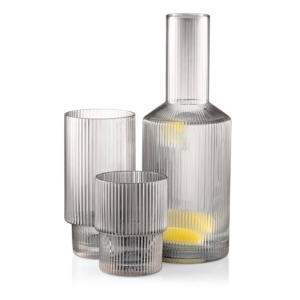 Набор стаканов высоких Ardesto Graphite, 380мл, 2шт, стекло, серый