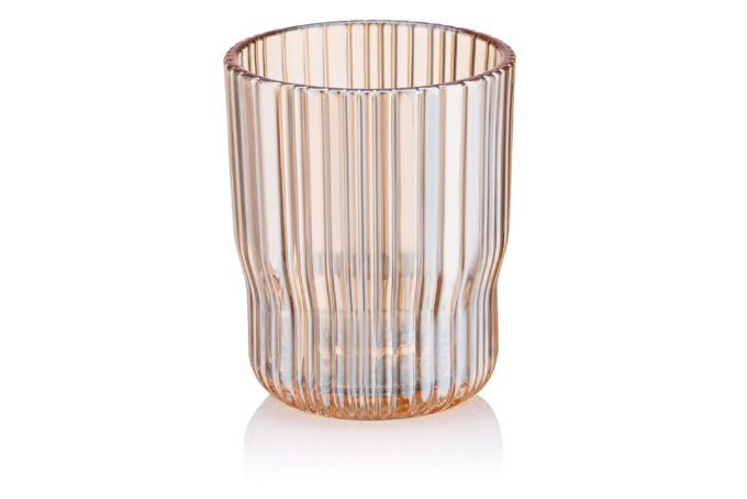 Набір склянок низьких Ardesto Golden Moon, 300мл, 2шт, скло, золотистий