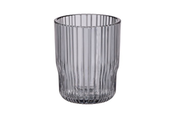 Набор стаканов низких Ardesto Graphite, 300мл, 2шт, стекло, серый