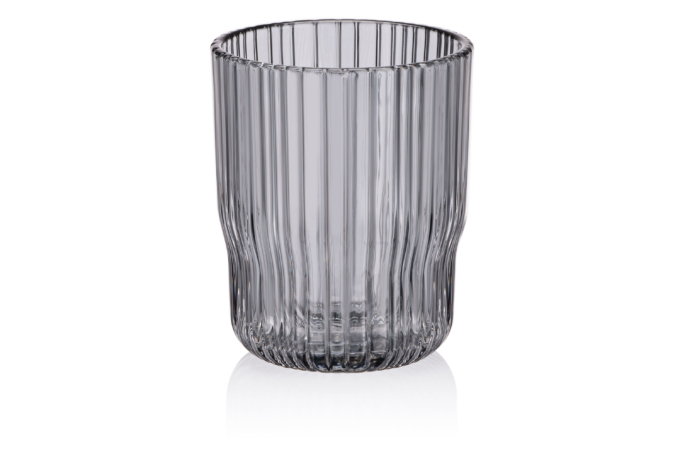 Набор стаканов низких Ardesto Graphite, 300мл, 2шт, стекло, серый