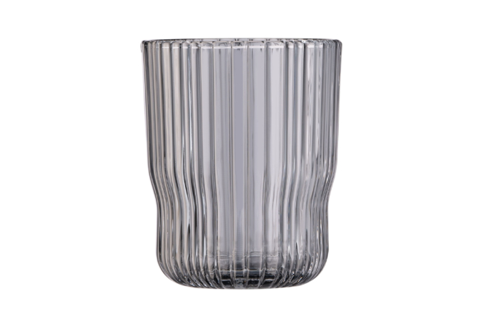 Набор стаканов низких Ardesto Graphite, 300мл, 2шт, стекло, серый