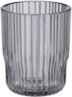 Набор стаканов низких Ardesto Graphite, 300мл, 2шт, стекло, серый