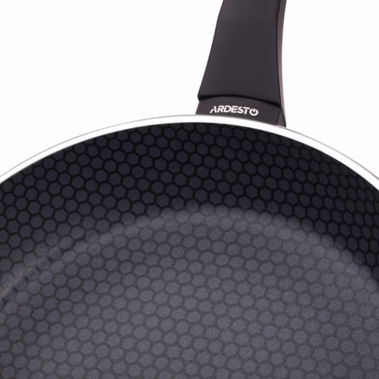 Ardesto Fry pan Gemini Salerno, 28cm, aluminium, black