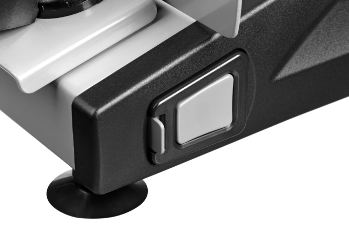 Ardesto slicer, 150W, blade-stainless steel, diameter of the knife-190мм, corps- iron/plastic, grey-black
