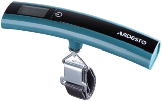 ARDESTO electronic travel scales 50кг, R2032x1, plastic/metal, white