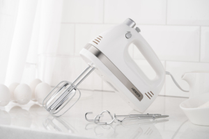 Ardesto hand mixer 300W, nozzles-4 beaters, turbo mode, white