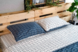 Double Bedding Set ARDESTO Gloria, geo navy ART2022DB