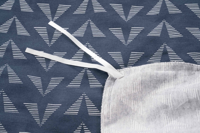 Double Bedding Set ARDESTO Gloria, geo navy ART2022DB