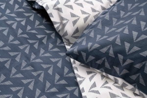 Double Bedding Set ARDESTO Gloria, geo navy ART2022DB