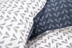 Double Bedding Set ARDESTO Gloria, geo navy ART2022DB