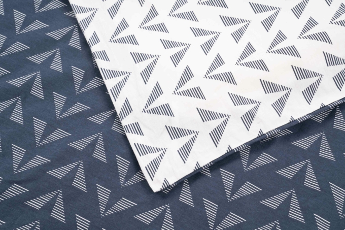 Double Bedding Set ARDESTO Gloria, geo navy ART2022DB