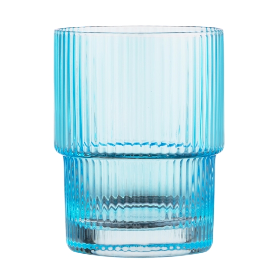 Ardesto Low glasses set, 200ml, 2pcs, glass, blue