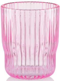 Набор стаканов низких Ardesto, 300мл, 2шт, стекло, розовый
