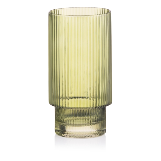 Ardesto Long glasses set, 380ml, 2pcs, glass, green